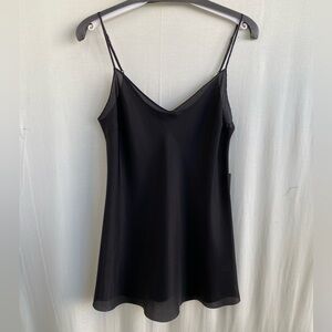 Natural silk longer camisole
